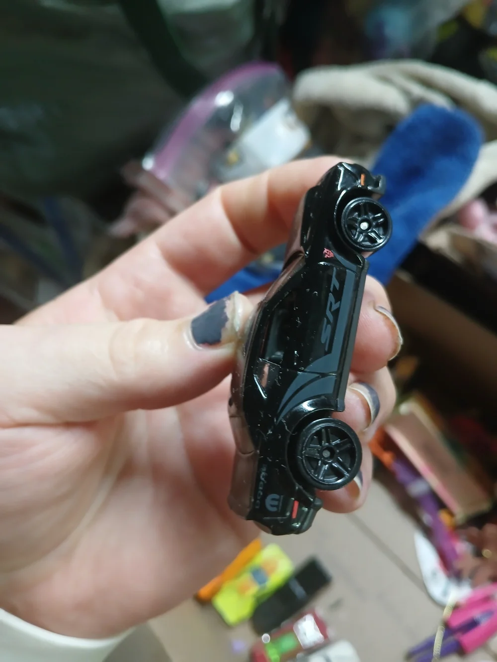1:64 scale die-cast Hot Wheels '18 Dodge Challenger SRT Demon